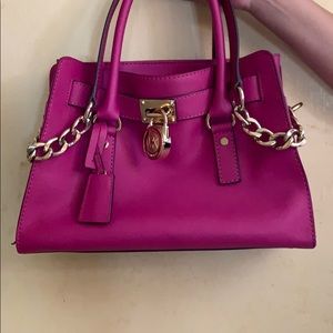 Michael Kors hot pink purse